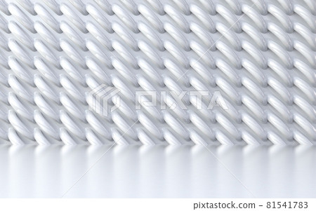 Abstract white pattern of geometric shapes.3d illustration Abstract white pattern of geometric shapes.3d illustration 81541783