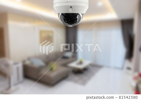 CCTV Security camera and private in restroom blurred on the background. CCTV Security camera and private in restroom blurred on the background. 81542380
