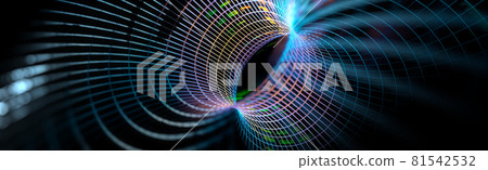 Blockchain technology background. 81542532