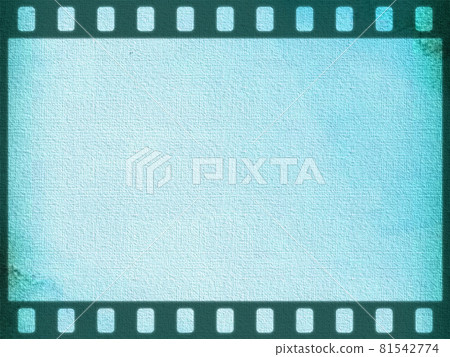 Retro film canvas frame-blue Retro film canvas frame-blue 81542774
