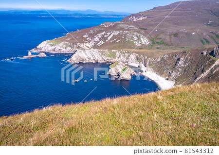 Glenlough bay between Port and Ardara in County Donegal is Irelands most remote bay 81543312