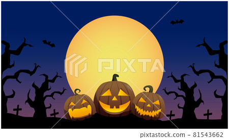 Halloween illustration material 81543662