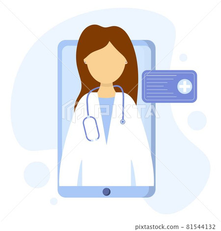 Online doctors consultation.Remote medical care.  81544132