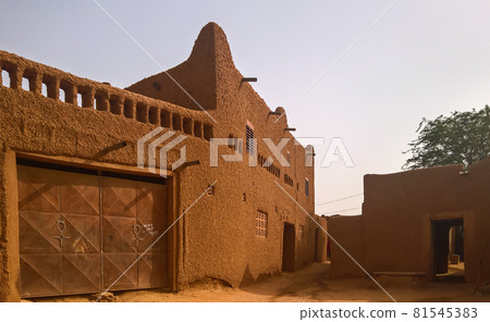 At the streets of Agadez old city, Niger At the streets of Agadez old city, Niger 81545383