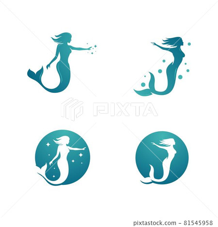 Mermaid vector illustration design Mermaid vector illustration design 81545958