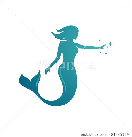Mermaid vector illustration design 81545969
