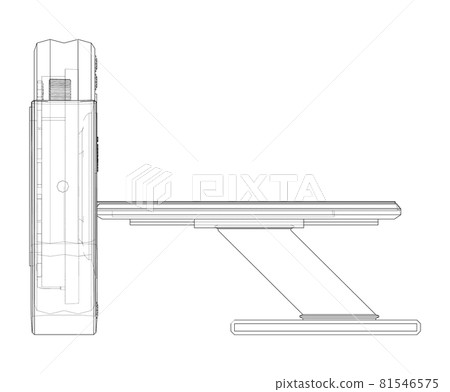 CT scanner, MRI machine. Vector CT scanner, MRI machine. Vector 81546575