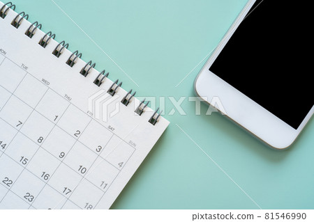 Calendar and smartphone Calendar and smartphone 81546990
