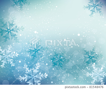 Snowflake background　 81548476