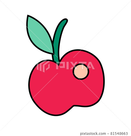 Apple Doodle Icon 81548663