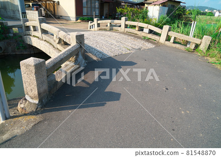 岡山縣岡山市北區夏川水道上的舊鼓橋 81548870