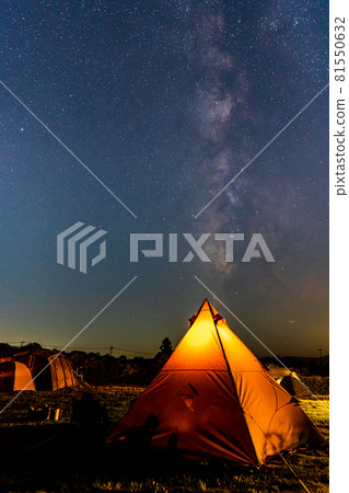 "Yamanashi Prefecture" Camping with a beautiful starry sky 81550632