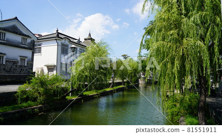 岡山縣倉敷市美麗街區的風景 岡山縣倉敷市美麗街區的風景 81551911