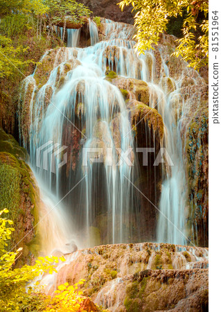 Krushuna Waterfalls panorama, Lovech, Bulgaria 81551964