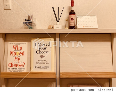 Shiraki display rack and English books 81552661