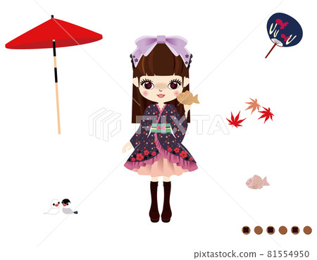 Girl Illustration-Japanese Girl Illustration-Japanese 81554950