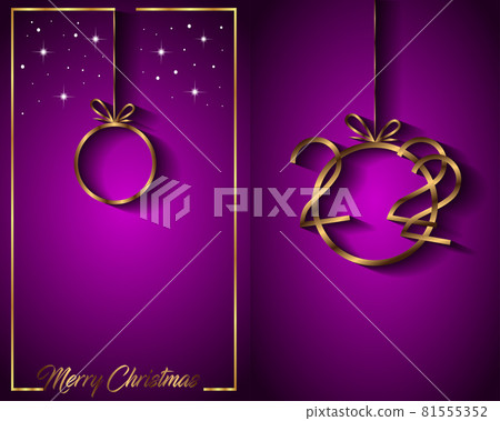 2022 Merry Christmas background for your seasonal invitations, festival posters, greetings cards. 81555352