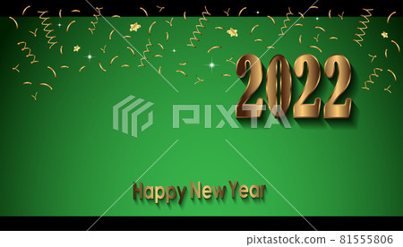 2022 Happy New Year background for your seasonal invitations, festive posters, greetings cards. 2022 Happy New Year background for your seasonal invitations, festive posters, greetings cards. 81555806