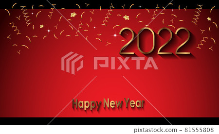 2022 Happy New Year background for your seasonal invitations, festive posters, greetings cards. 2022 Happy New Year background for your seasonal invitations, festive posters, greetings cards. 81555808