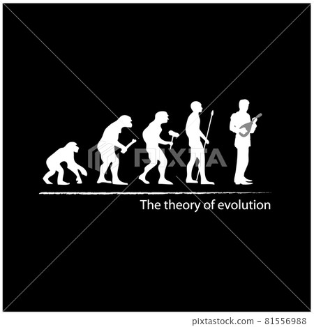 一個人已經進化成曼陀林演奏者的插圖 一個人已經進化成曼陀林演奏者的插圖 81556988