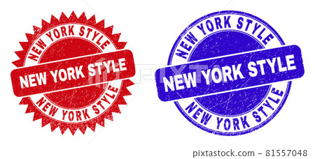 NEW YORK STYLE Rounded and Rosette Watermarks with Unclean Style NEW YORK STYLE Rounded and Rosette Watermarks with Unclean Style 81557048