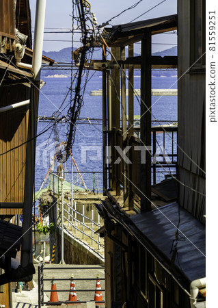 廣島縣福山市鞆之浦街景 廣島縣福山市鞆之浦街景 81559251