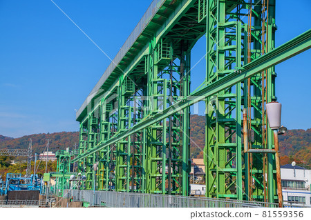 Arakawa Tamayodo Dam Autumn scenery Autumn leaves season 81559356