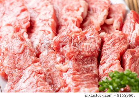 牛肉（用於烤肉）。 “Kainomi”據說是一個罕見的部分。 81559603