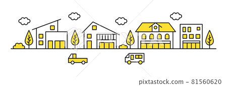Cityscape vector material Cityscape vector material 81560620