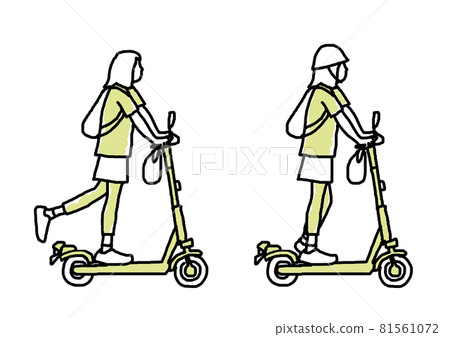 帶或不帶頭盔的踢腳板上的女士頭盔 81561072