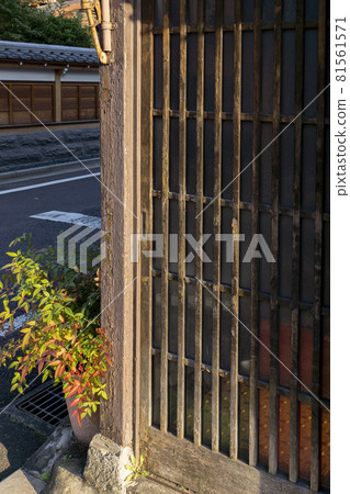 Indian summer lattice glass door and southern sky Indian summer lattice glass door and southern sky 81561571