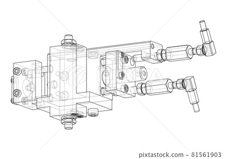 Abstract industry object concept. Vector Abstract industry object concept. Vector 81561903