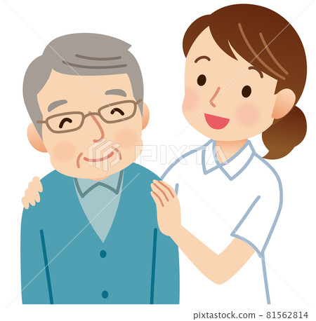 親近老人的看護員 親近老人的看護員 81562814