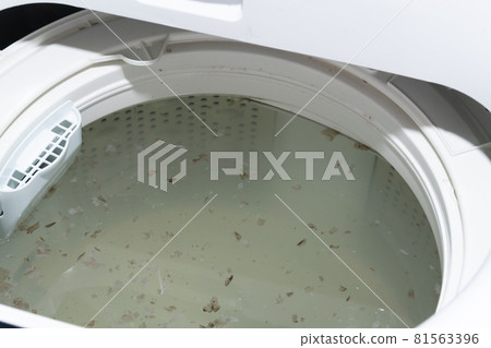 清潔相當臟的洗衣盆的圖像 81563396
