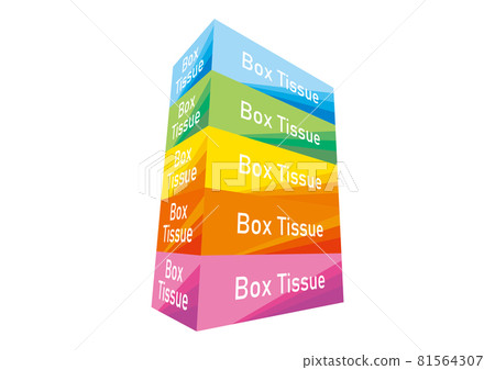 Colorful box tissue 5 box set 81564307