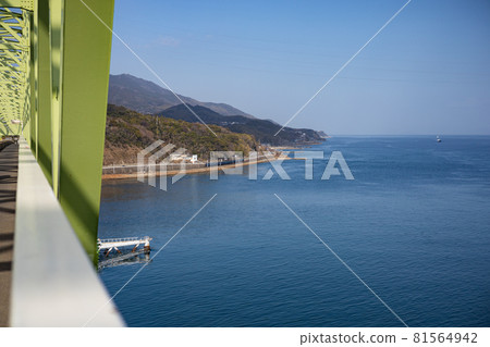 EOSRP. Oshima Bridge, Yamaguchi Prefecture, seeing off the ship. 81564942