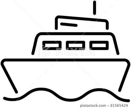 Cruiser cruise vector icon - Stock Illustration [81565429] - PIXTA