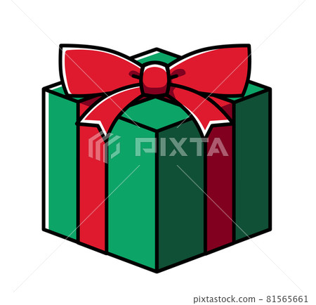 Christmas gift illustration material 81565661