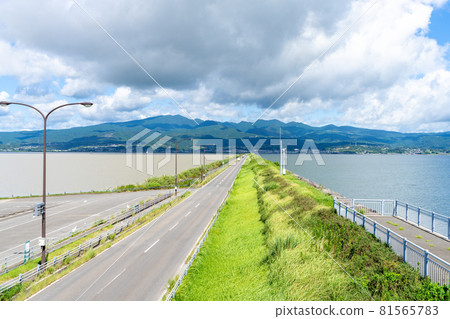 諫早灣填海路（Unsen Tara Sealine）長崎縣諫早市 81565783