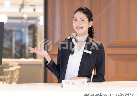 Woman working at a hotel Photo cooperation: WEEK Shibadaimon (Sun Frontier Fudousan) Woman working at a hotel Photo cooperation: WEEK Shibadaimon (Sun Frontier Fudousan) 81566476