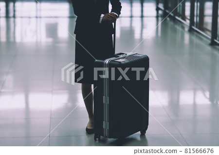 Carry case and woman Carry case and woman 81566676