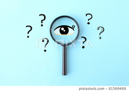眼睛檢查/檢查和問題/問題圖像 81569489