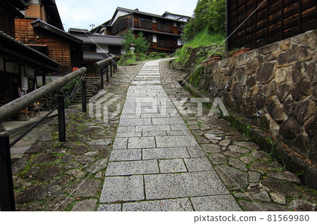 Magome-juku in the cloudy sky, post town, Nakasendo, Gifu Prefecture Magome-juku in the cloudy sky, post town, Nakasendo, Gifu Prefecture 81569980