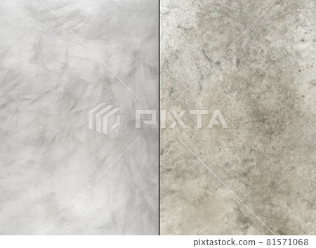 Microcement and polished concrete compare, different smooth coverings for floors, textures and finishes decorative pavement 81571068