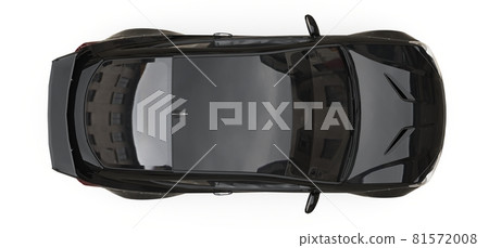 Black small sports car coupe. 3d rendering. Black small sports car coupe. 3d rendering. 81572008