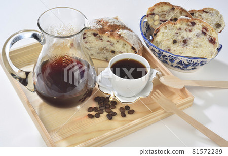 美味的甜點麵包和咖啡 美味的甜點麵包和咖啡 81572289