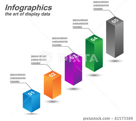 Infographic display  template. Idea to display information, ranked and statistics. 81573389