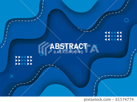 Colorful liquid and geometric background with fluid gradient shapes 81574774
