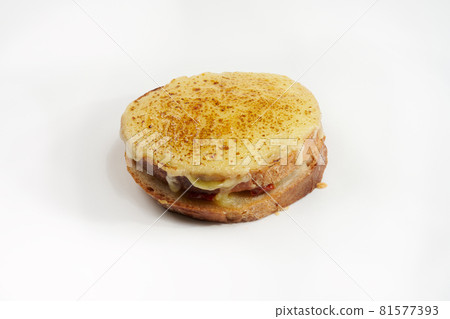 Pastry bread on white background 81577393