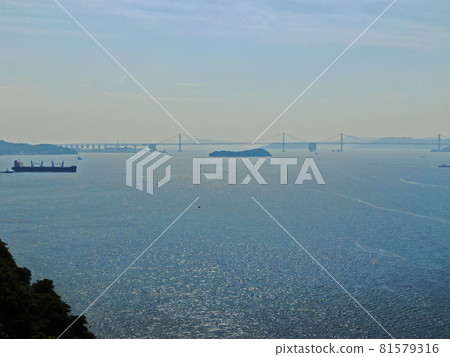 View of the Seto Inland Sea from the cape near Goshokudai View of the Seto Inland Sea from the cape near Goshokudai 81579316